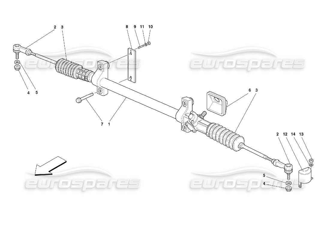 a part diagram from the Ferrari 355 (2.7 Motronic) parts catalogue