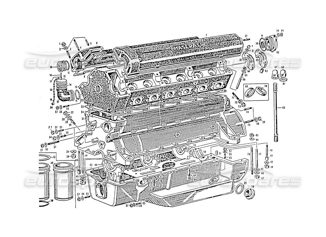 part diagram containing part number mgas005