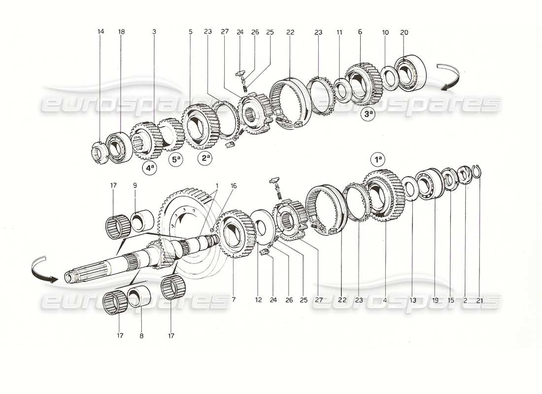 a part diagram from the ferrari 308 parts catalogue