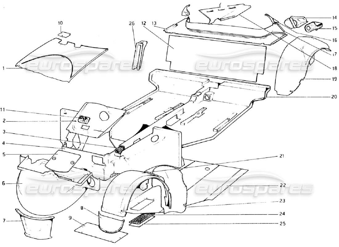 part diagram containing part number 60007705