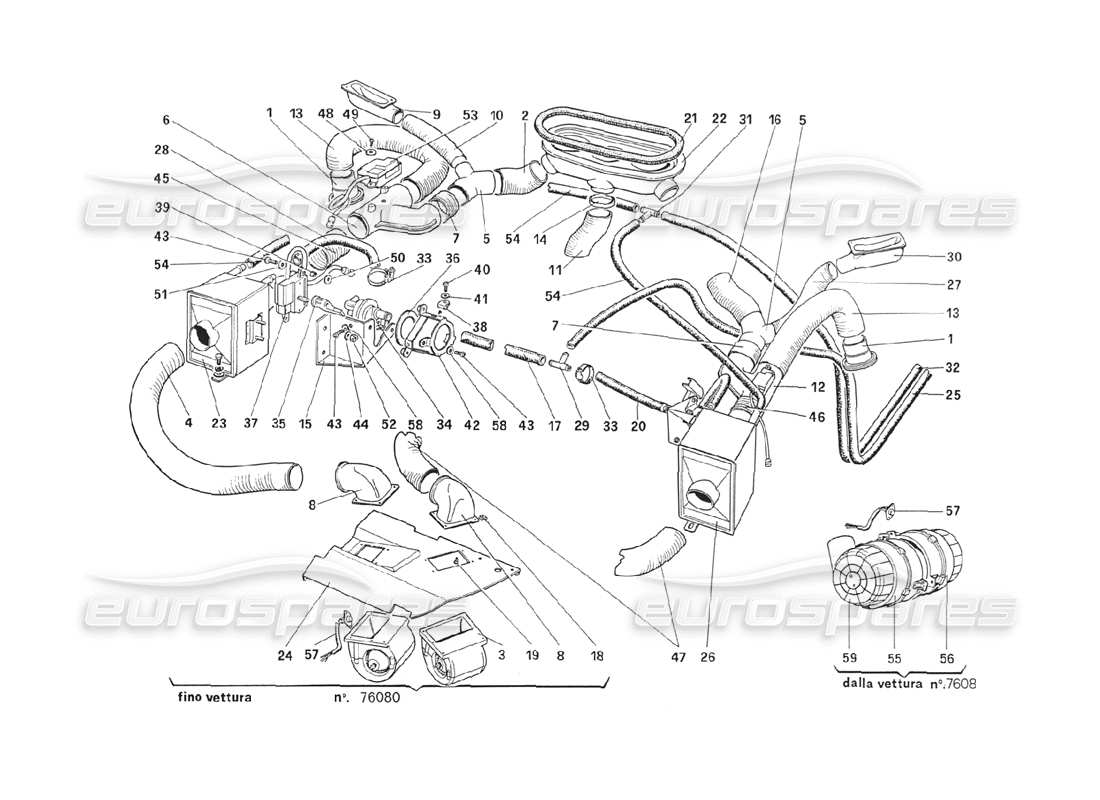 part diagram containing part number 61790200