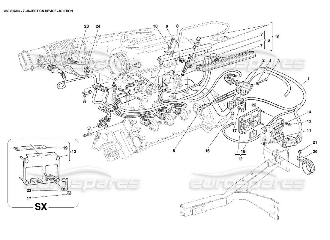 part diagram containing part number 206424