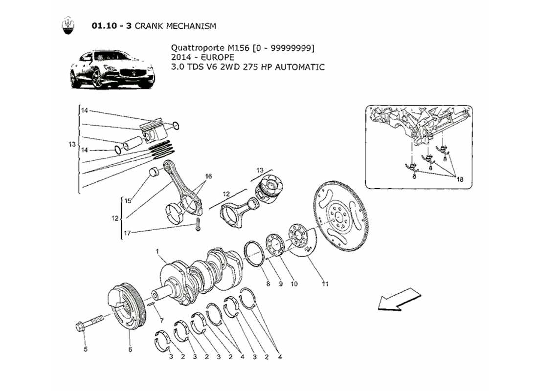 part diagram containing part number 673001050