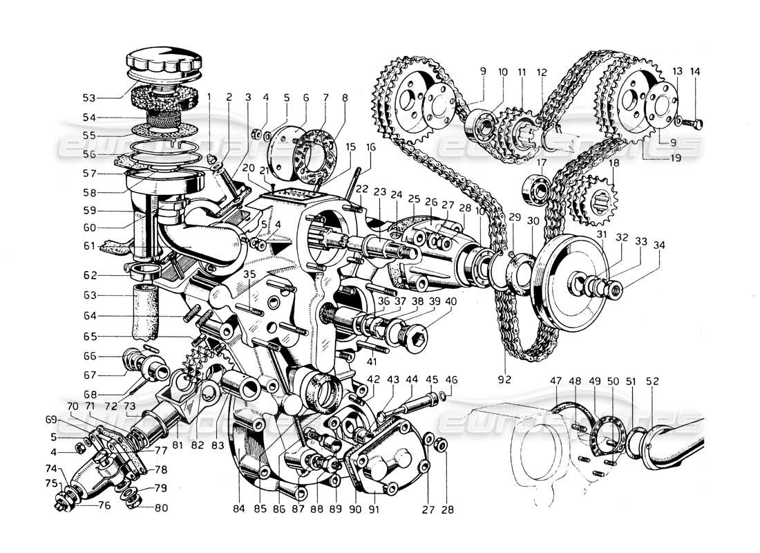 part diagram containing part number mim 4060