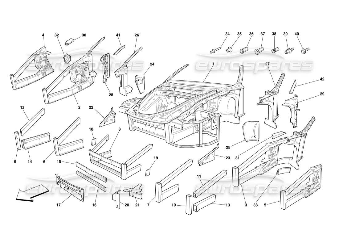 part diagram containing part number 65065400