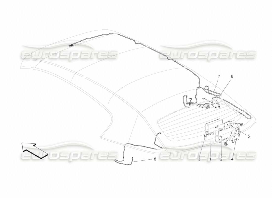 part diagram containing part number 83086100