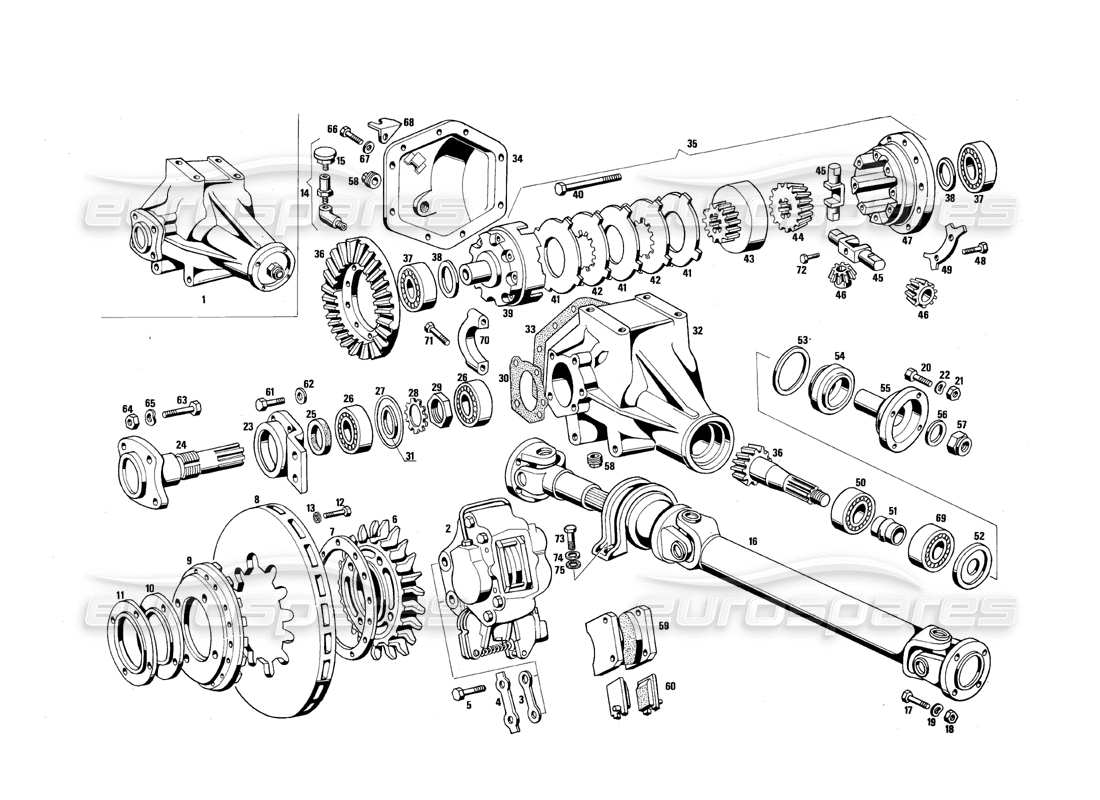 part diagram containing part number tp 48201