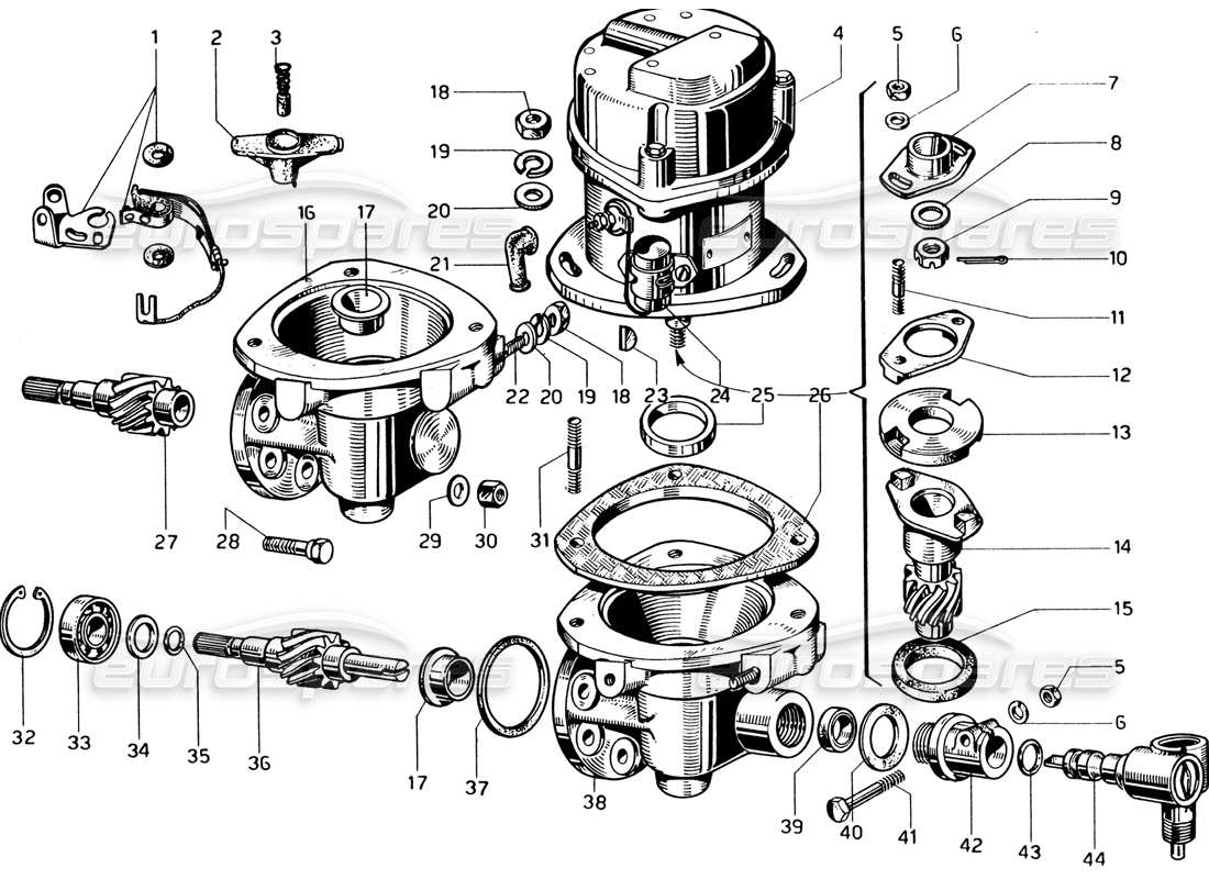 part diagram containing part number i d 6-uni 207