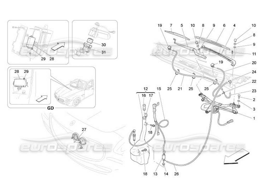 part diagram containing part number 980139432