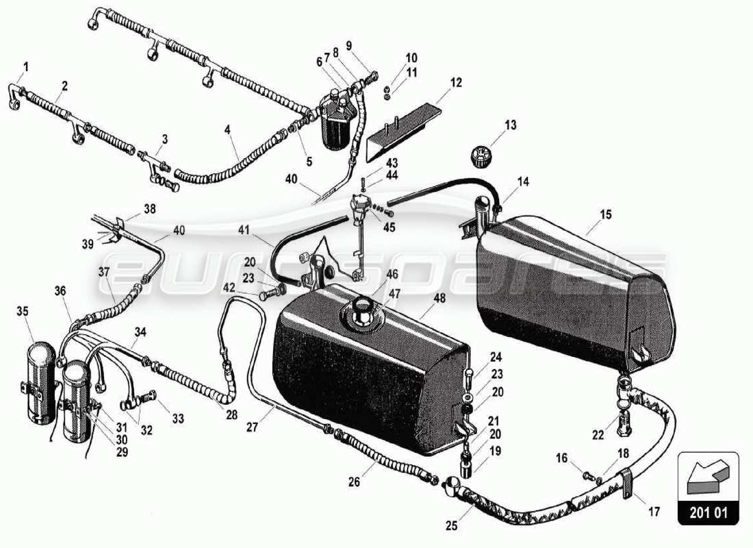 part diagram containing part number 001301414
