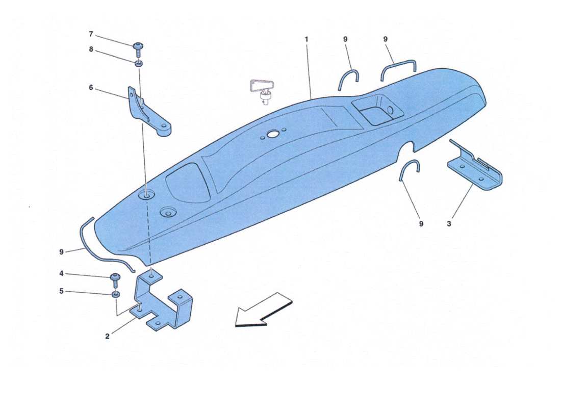 part diagram containing part number 83522200