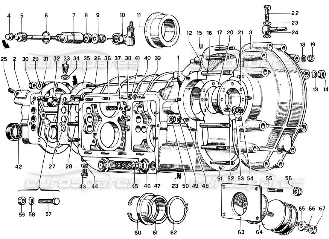 part diagram containing part number 92575