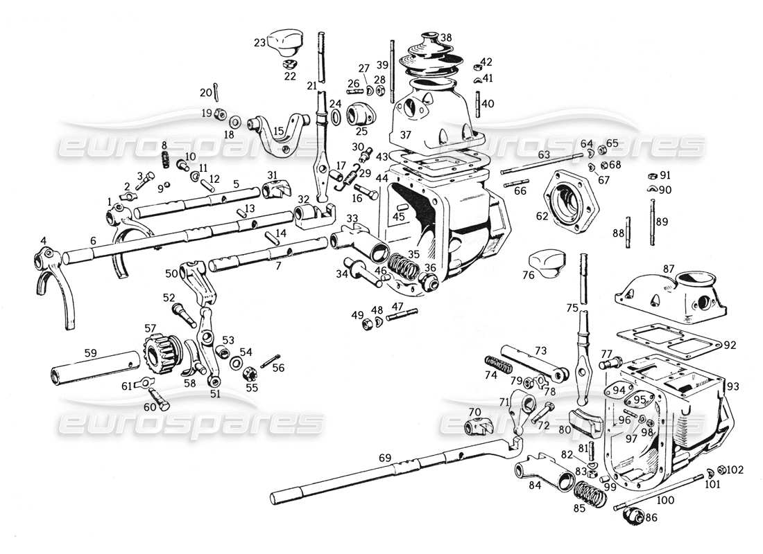 part diagram containing part number 53190