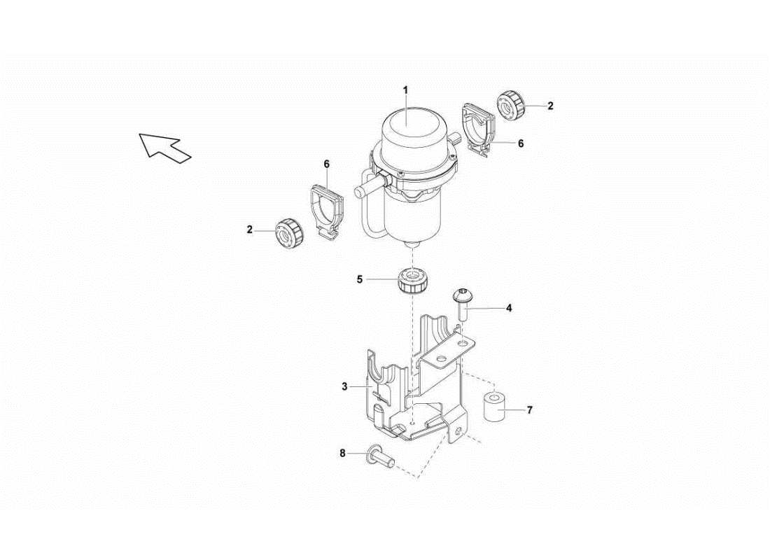 a part diagram from the lamborghini gallardo sts ii sc parts catalogue