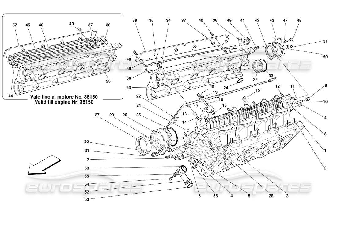 part diagram containing part number 154014