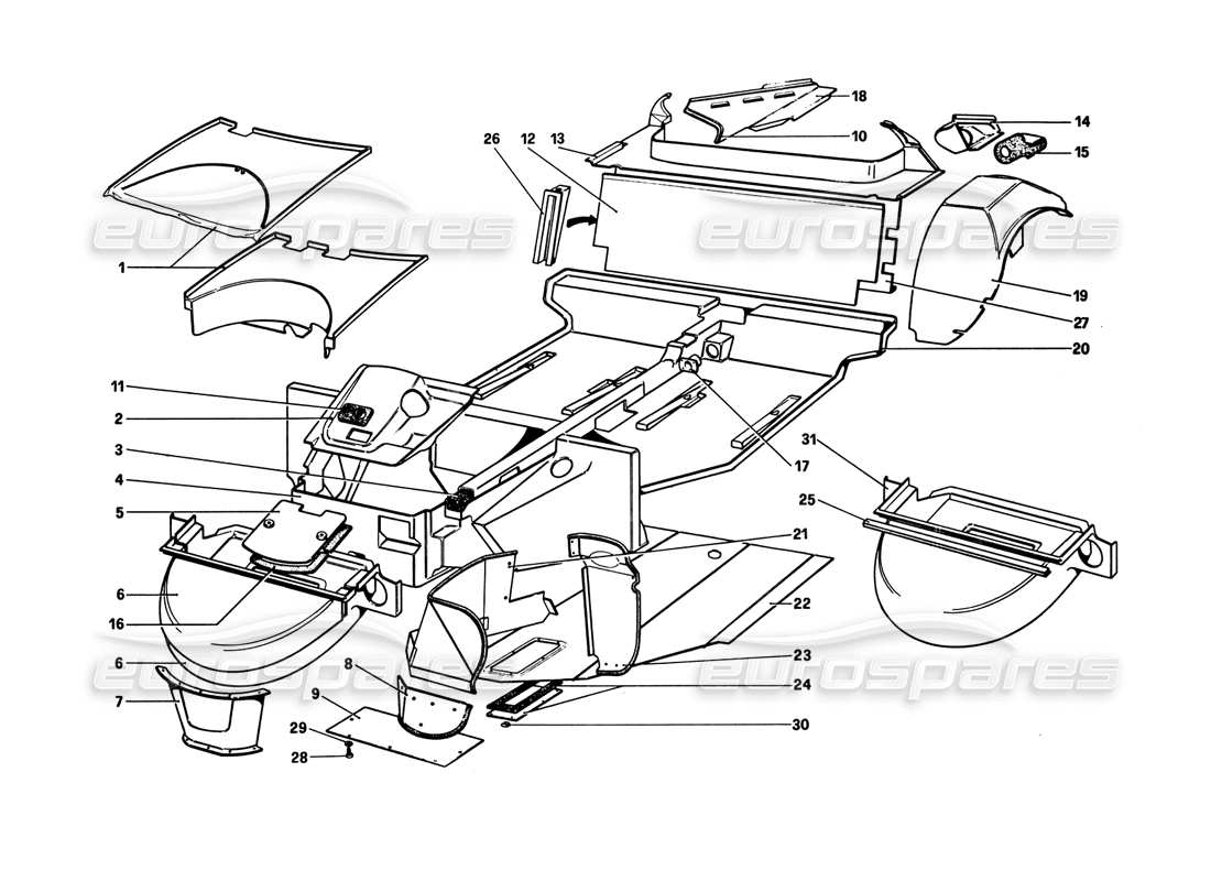 part diagram containing part number 60307501