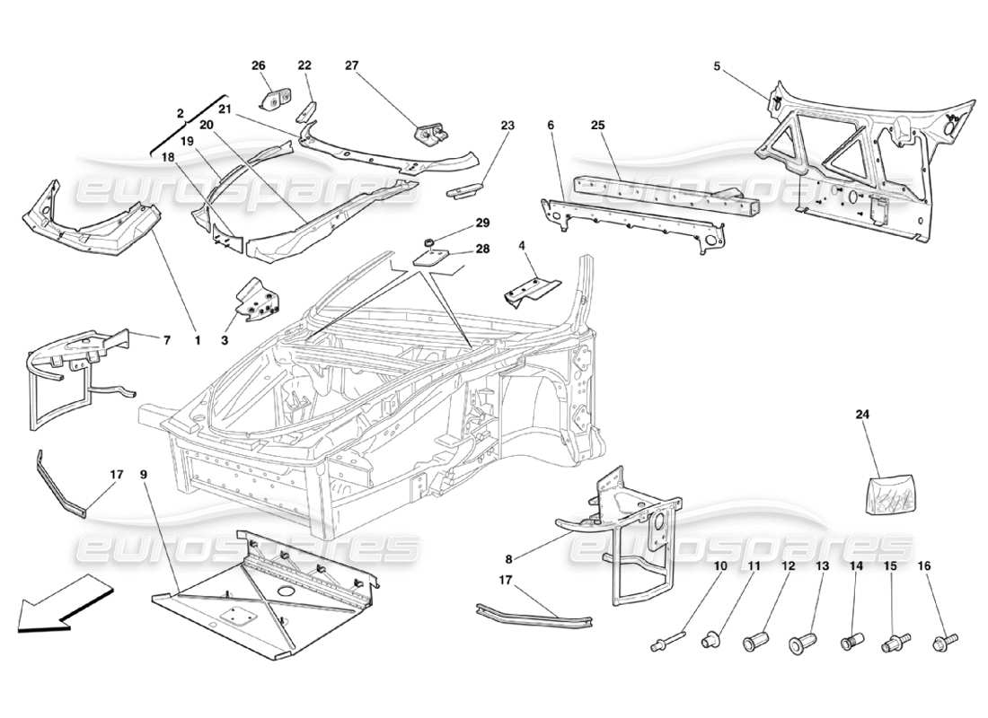 part diagram containing part number 65393611