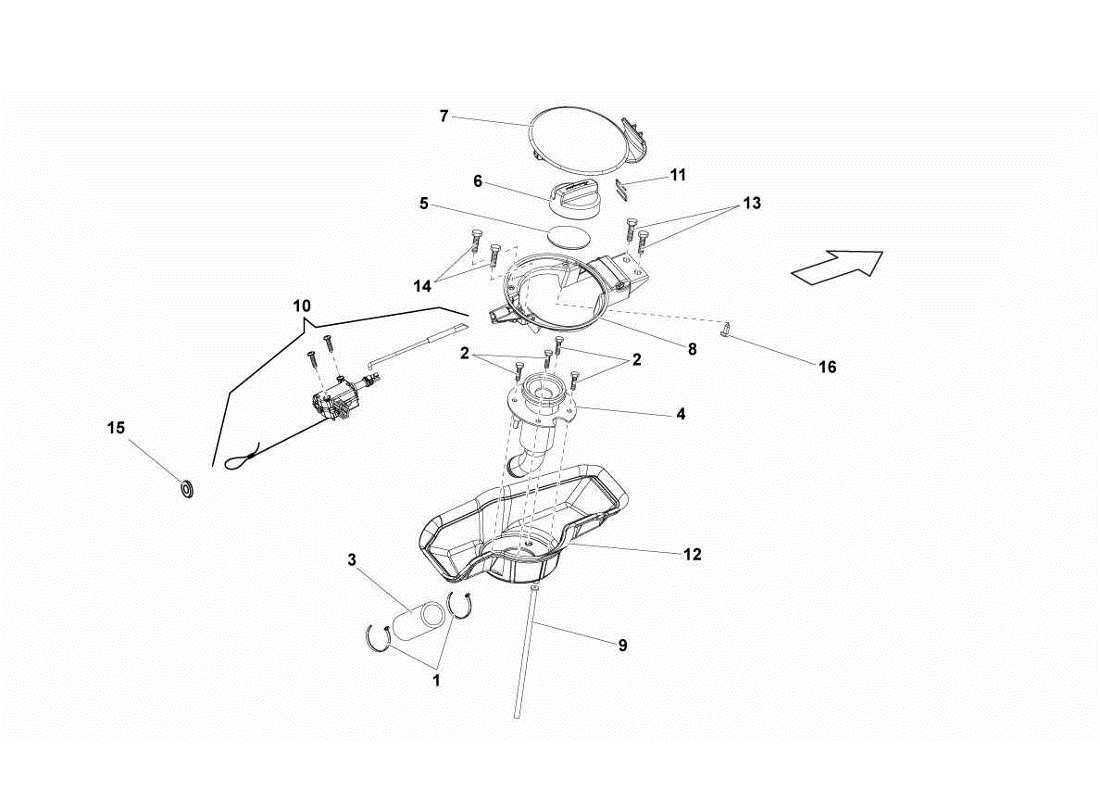 lamborghini gallardo lp560-4s update fuel cap part diagram