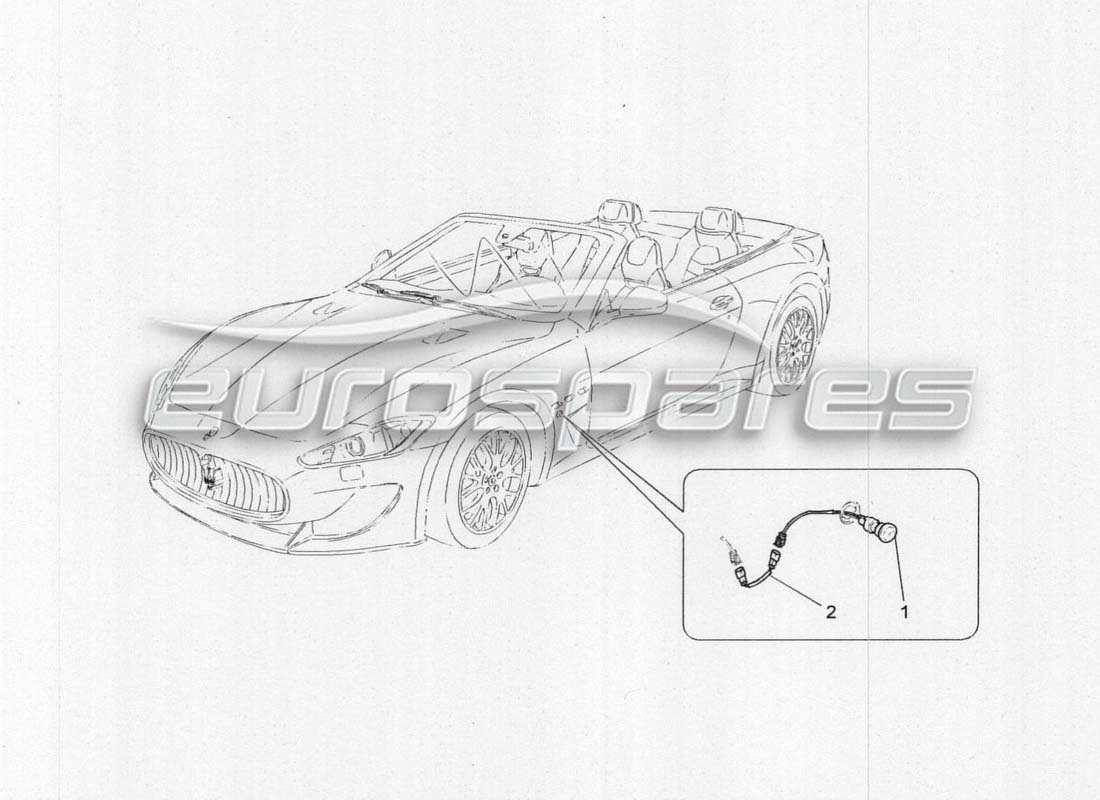 maserati grancabrio mc centenario side light clusters part diagram