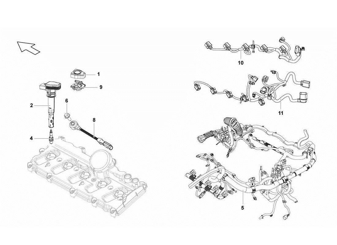 lamborghini gallardo lp560-4s update system ignition part diagram