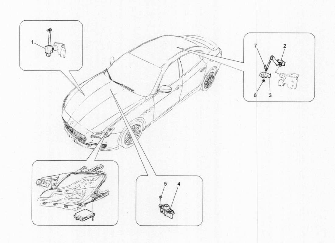 maserati qtp. v6 3.0 bt 410bhp 2015 lighting control system parts diagram