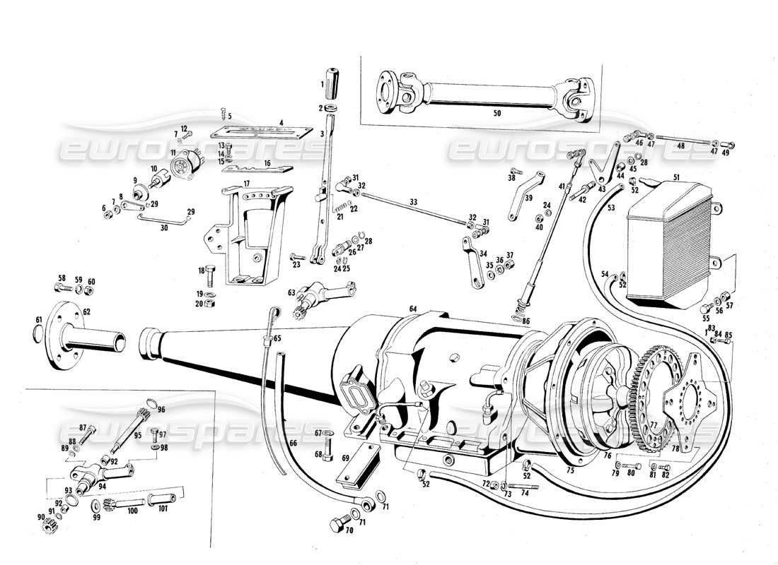 maserati mexico automatic transmission part diagram