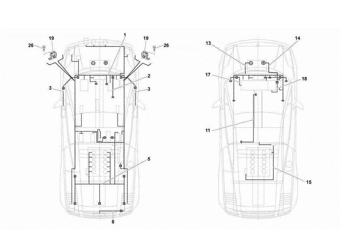 lamborghini gallardo lp560-4s update electrical system part diagram