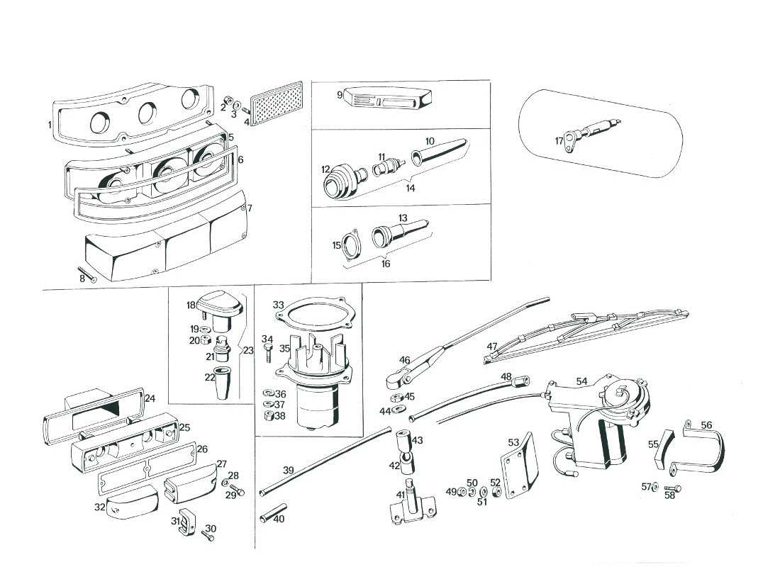 maserati mexico electrical equipment part diagram