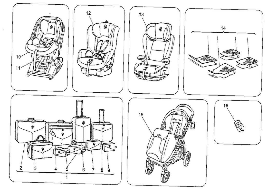 maserati qtp. v8 3.8 530bhp 2014 after market accessories parts diagram