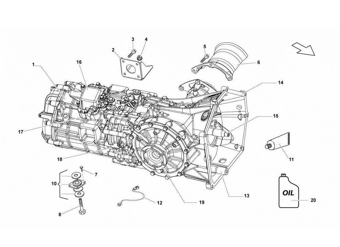 lamborghini gallardo lp560-4s update assembly parts diagram