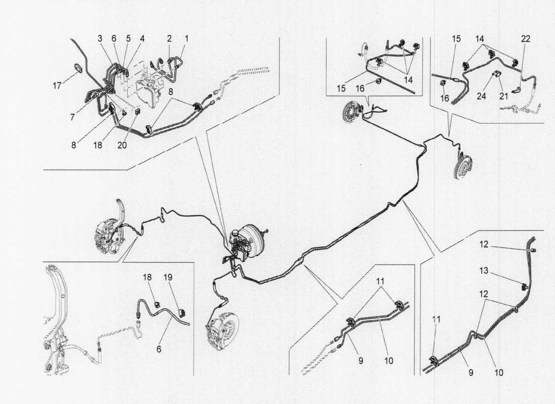 maserati qtp. v6 3.0 tds 275bhp 2017 lines part diagram