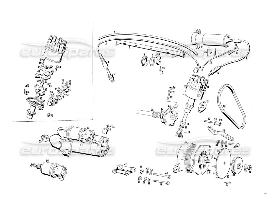 maserati mexico electrical equipment part diagram