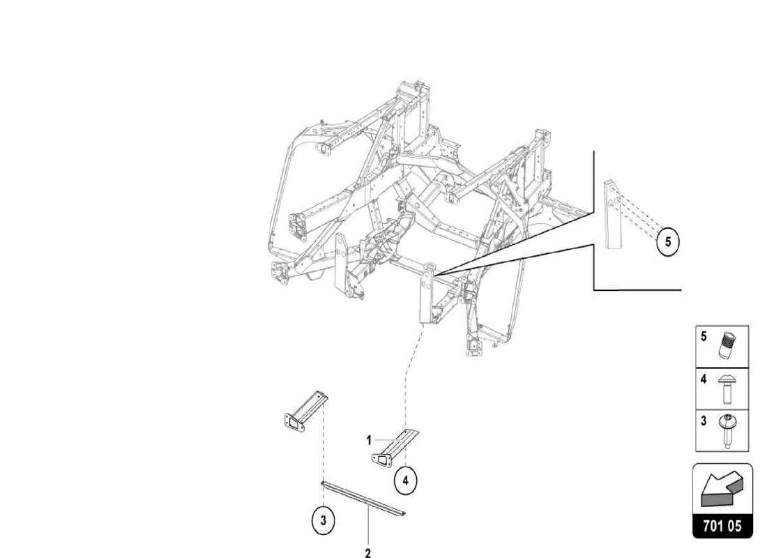 lamborghini centenario spider trim frame rear part part diagram