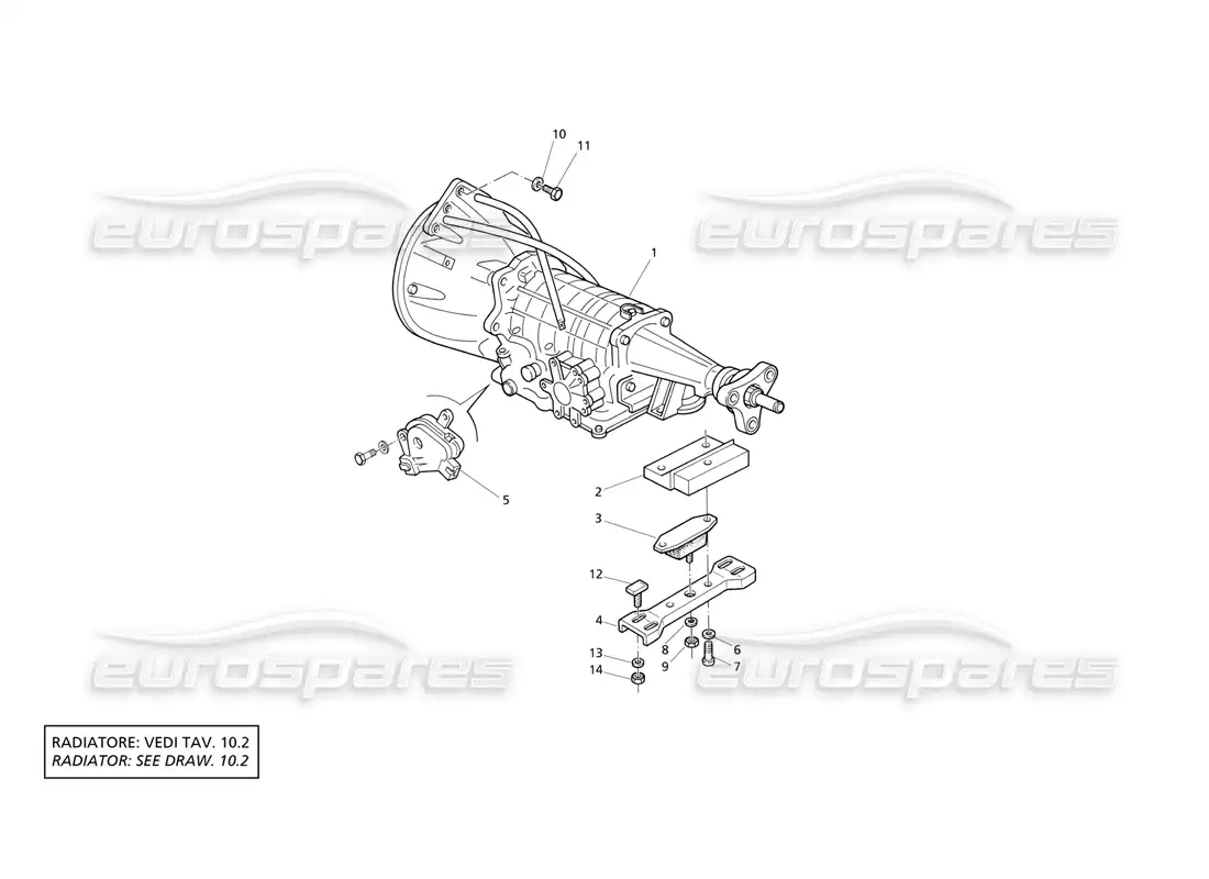 maserati qtp v8 evoluzione automatic transmission parts diagram