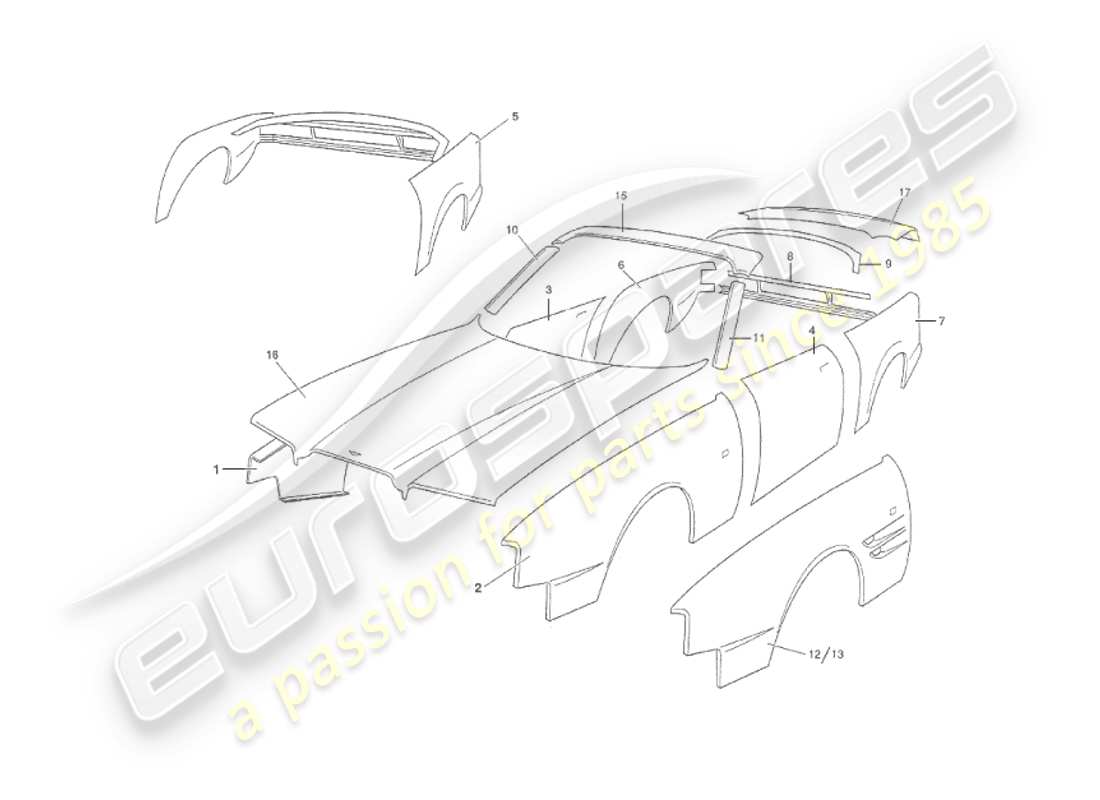 part diagram containing part number 62-60818