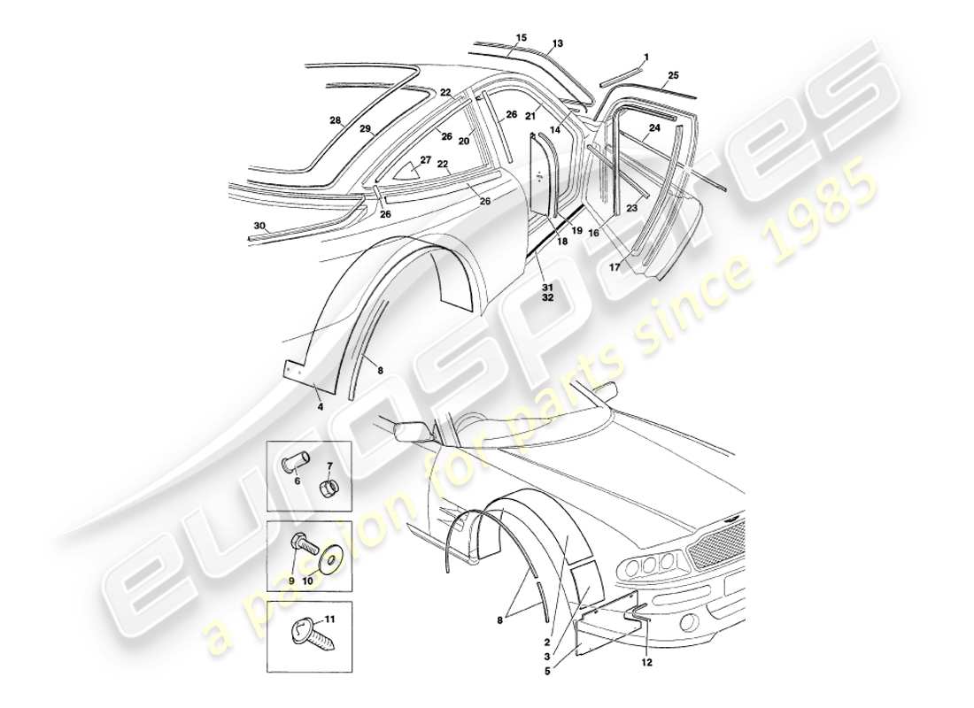 part diagram containing part number 77-56595