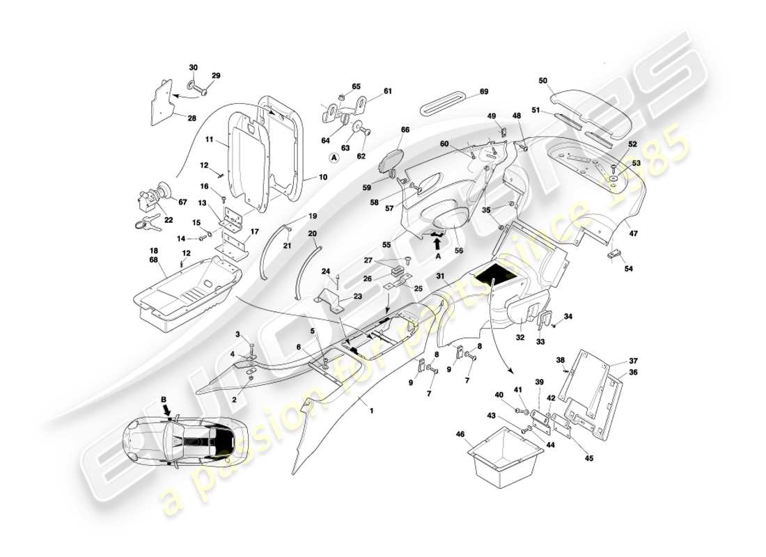part diagram containing part number 697468
