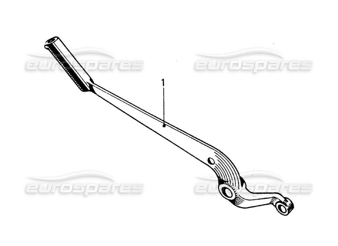 ferrari 275 gtb/gts 2 cam brake system- right hand drive models - handbrake lever part diagram