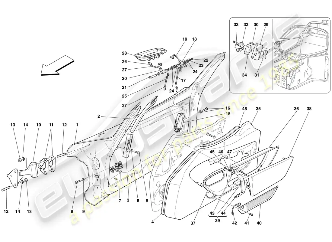part diagram containing part number 62797600
