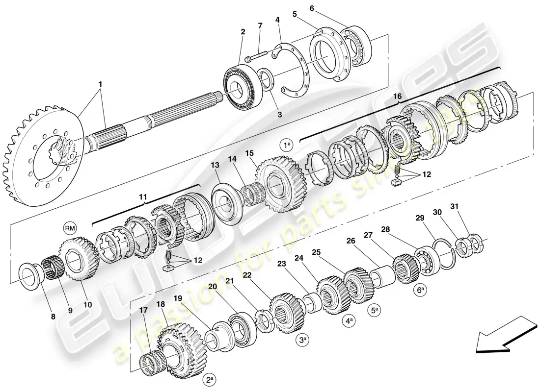 part diagram containing part number 189587