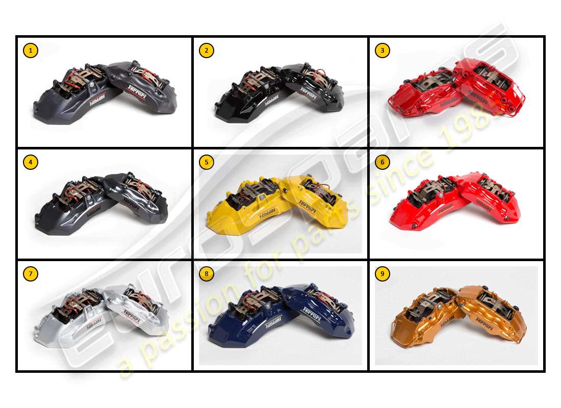 a part diagram from the Ferrari FF (Accessories) parts catalogue