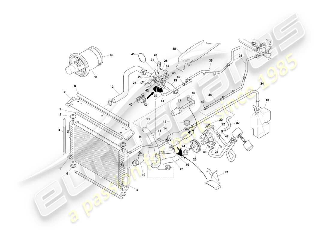 part diagram containing part number 4g43-8101-aa