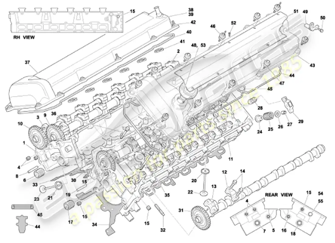 part diagram containing part number yf1e-6b280-ad