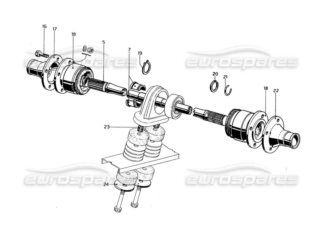 part diagram containing part number 5358 spicer