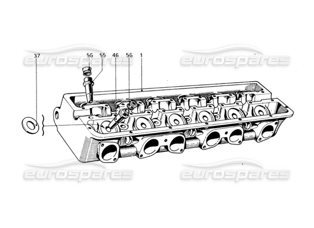 a part diagram from the ferrari 275 gtb/gts 2 cam parts catalogue