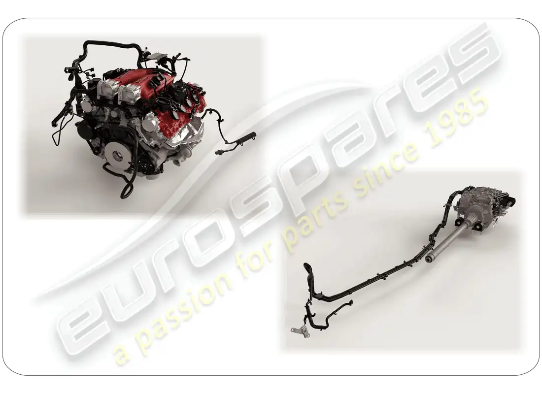 ferrari gtc4 lusso t (rhd) spare assembly units parts diagram