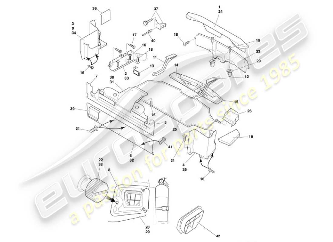 part diagram containing part number 696503
