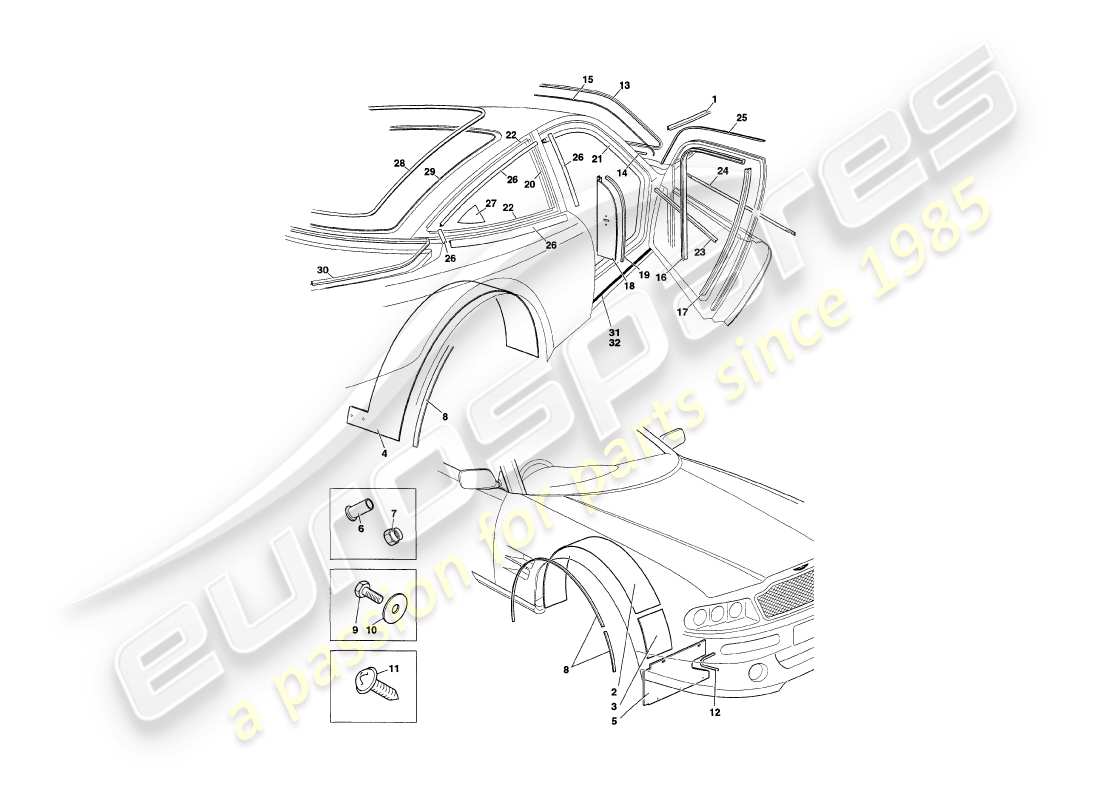 part diagram containing part number 696513