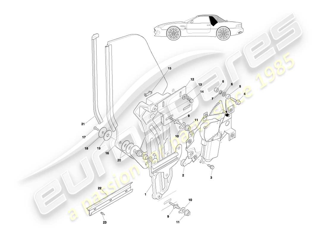part diagram containing part number 697701