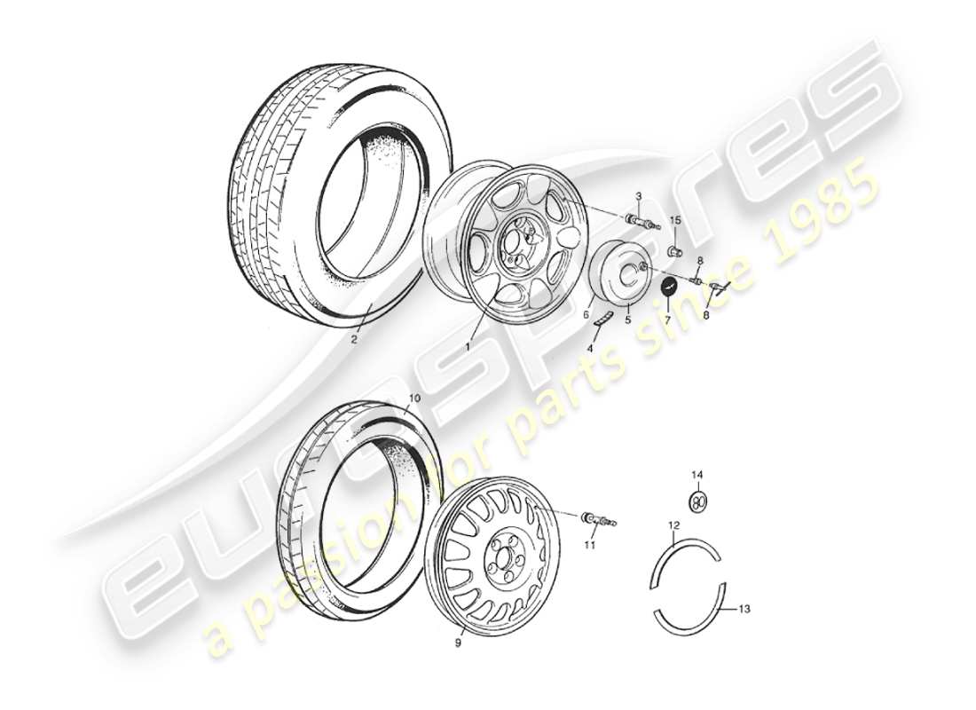 a part diagram from the aston martin v8 virage (1999) parts catalogue